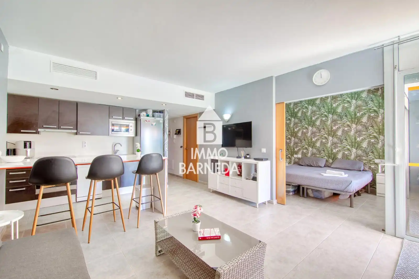 Living room of Flat for sale in Roses  with Air Conditioner, Heating and Terrace