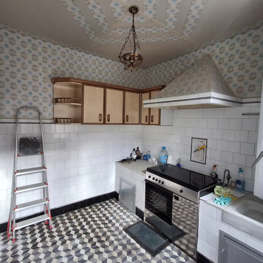 Cocina de Casa o chalet en venta en Boiro con Jardín privado, Terraza y Trastero