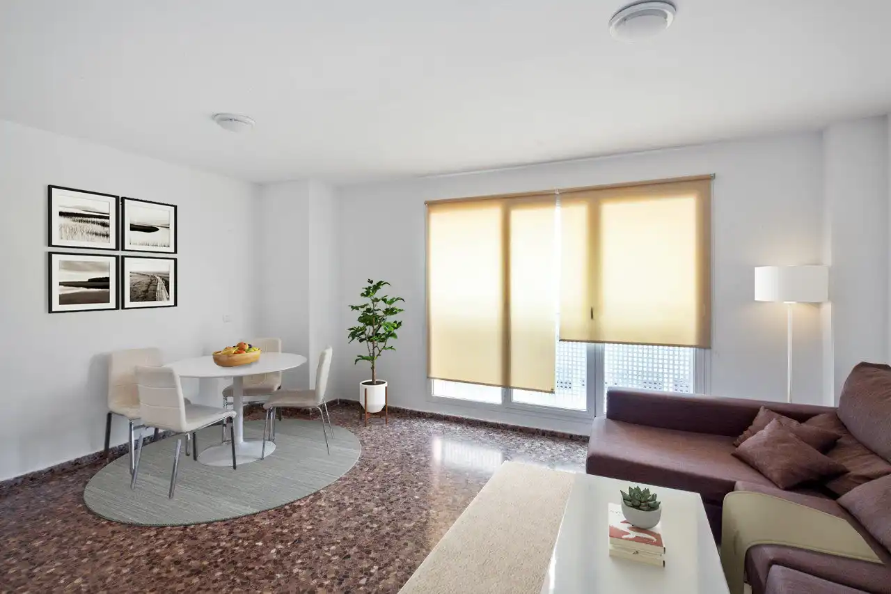 Living room of Flat for rent in Castellón de la Plana / Castelló de la Plana  with Air Conditioner, Storage room and Pets allowed