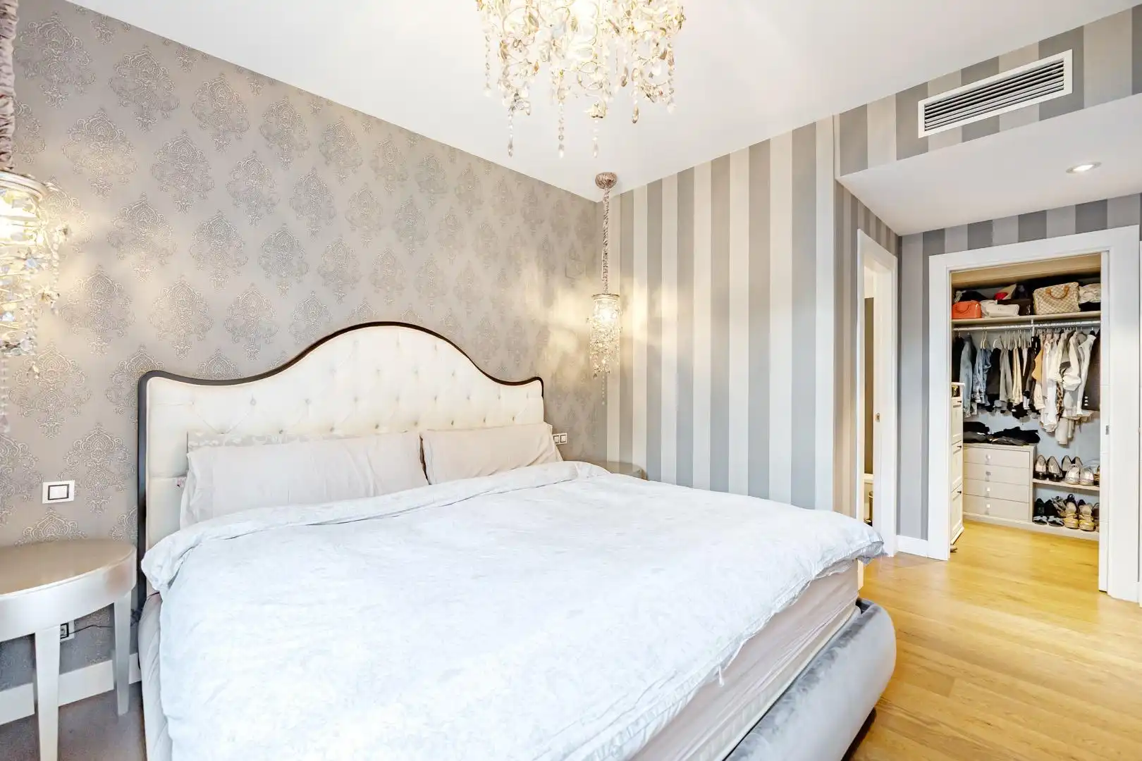 Bedroom of Ground floor for rent in Madrid  with Air Conditioner, Heating and Terrace