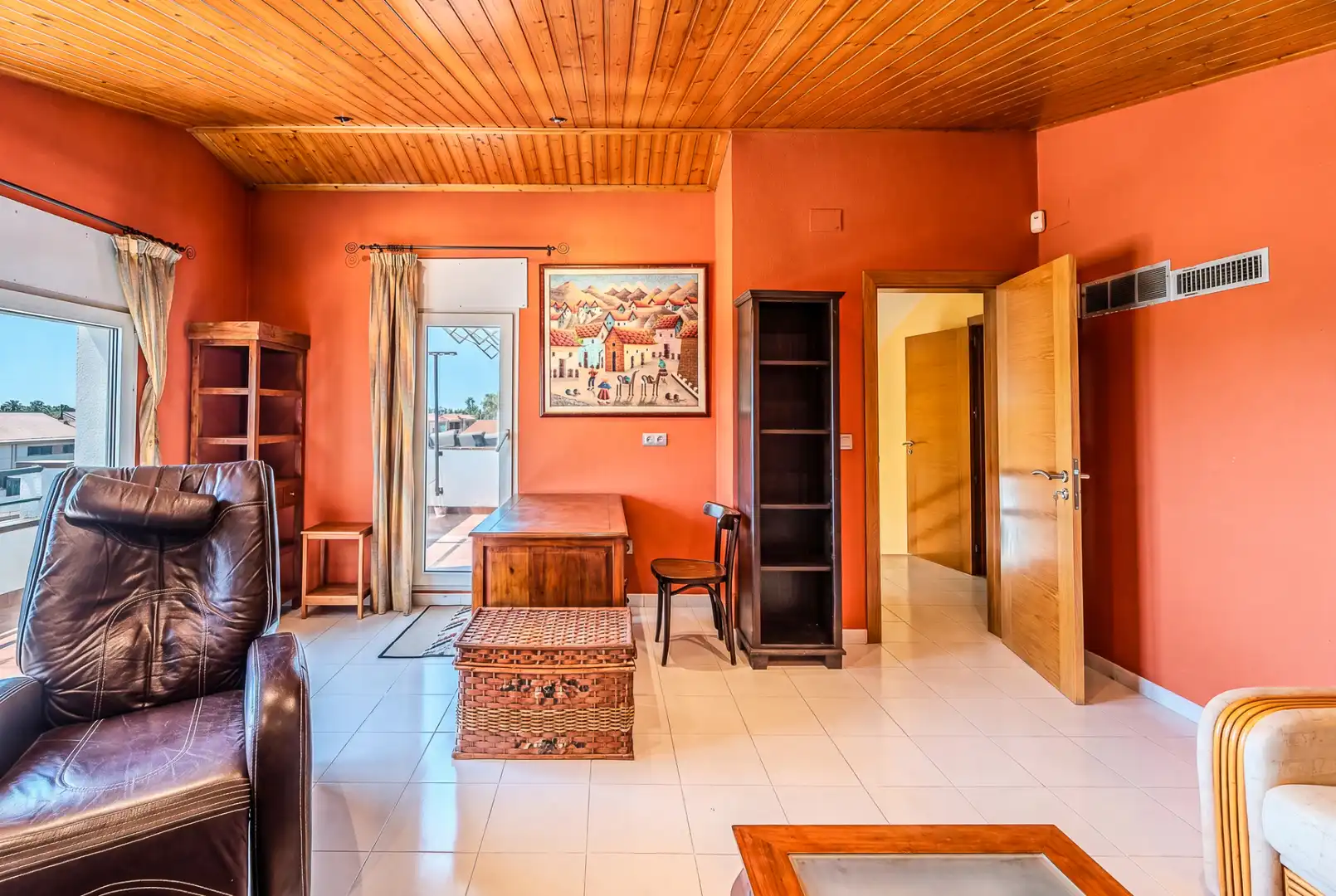 Sala d'estar de Casa o xalet en venda en L'Ampolla amb Aire condicionat, Calefacció i Jardí privat