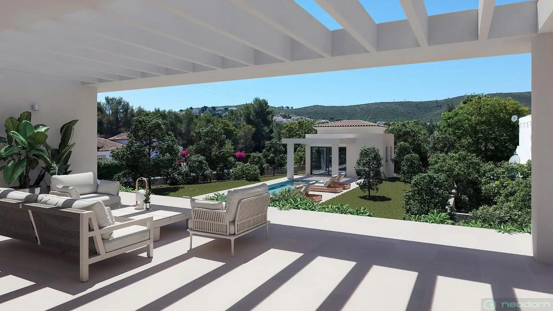 Terrassa de Casa o xalet en venda en Jávea / Xàbia amb Terrassa i Piscina