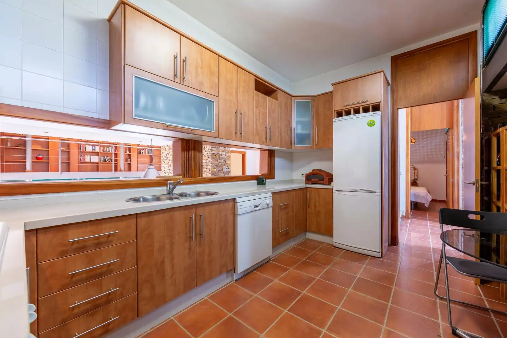 Cuina de Casa o xalet en venda en Fondón amb Jardí privat i Terrassa