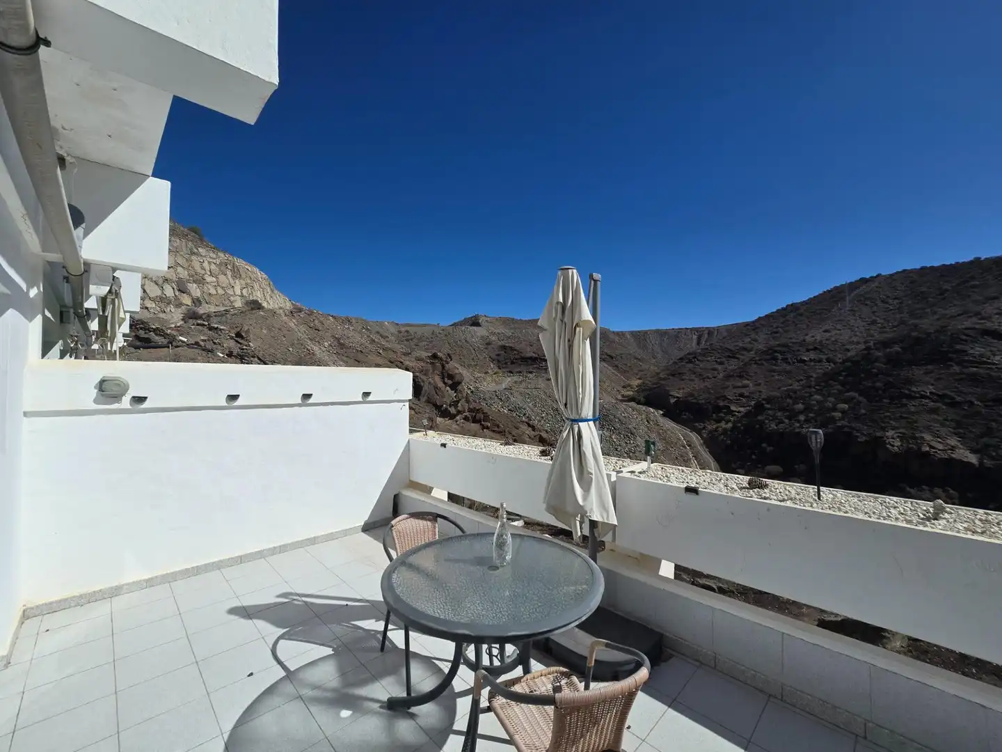 Terraza de Apartamento de alquiler en Mogán con Terraza, Amueblado y Balcón