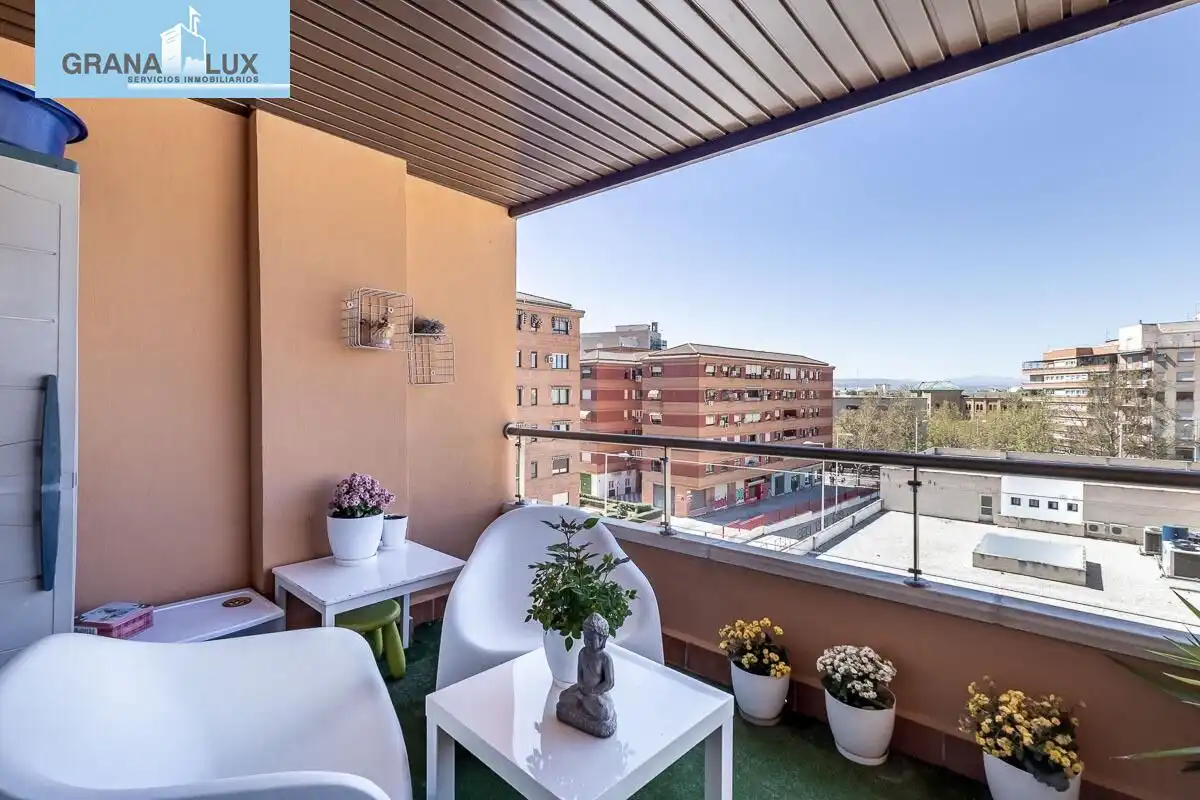 Terrace of Flat for sale in  Granada Capital  with Heating, Terrace and Balcony