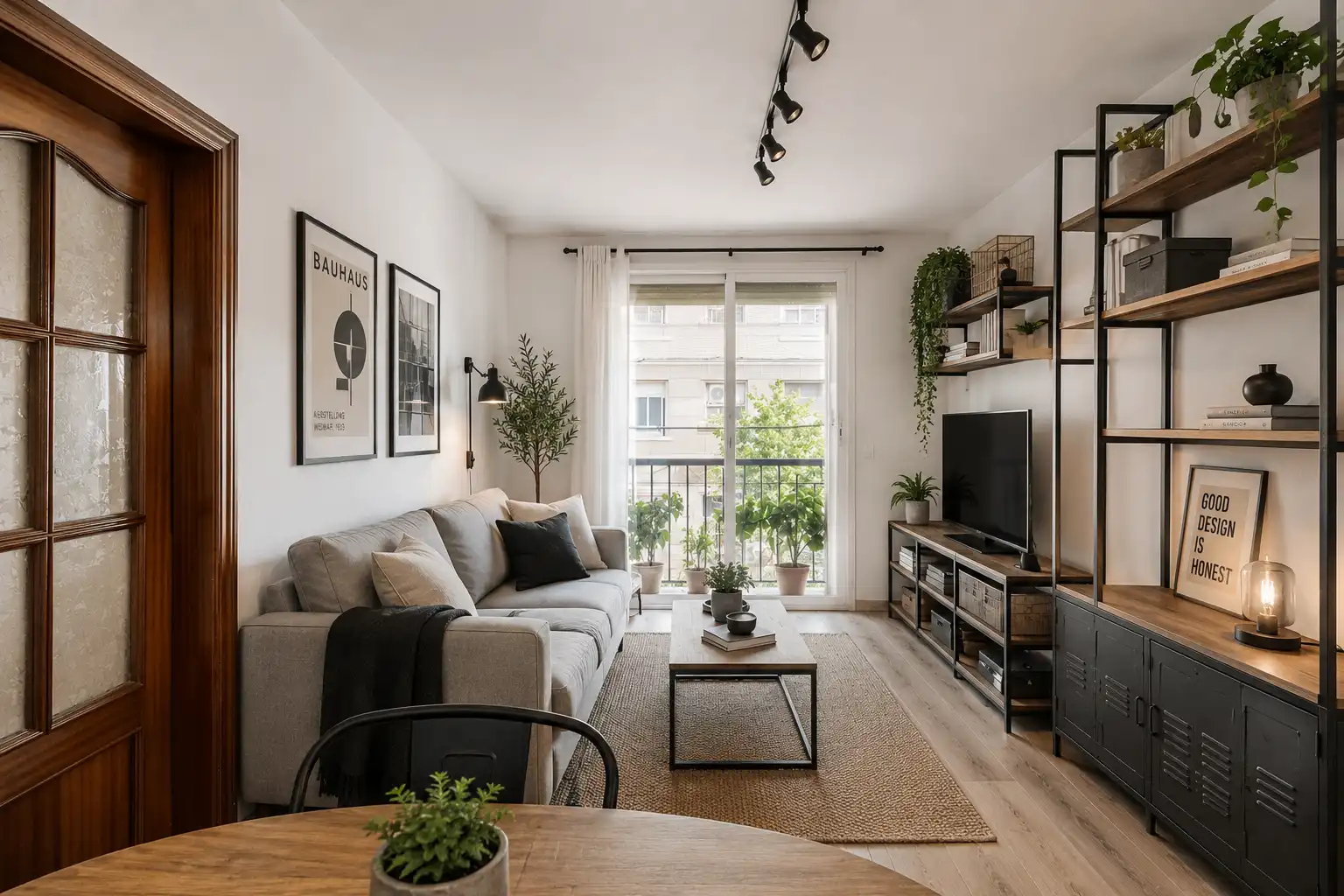 Sala de estar de Piso en venta en Barcelona con Balcón