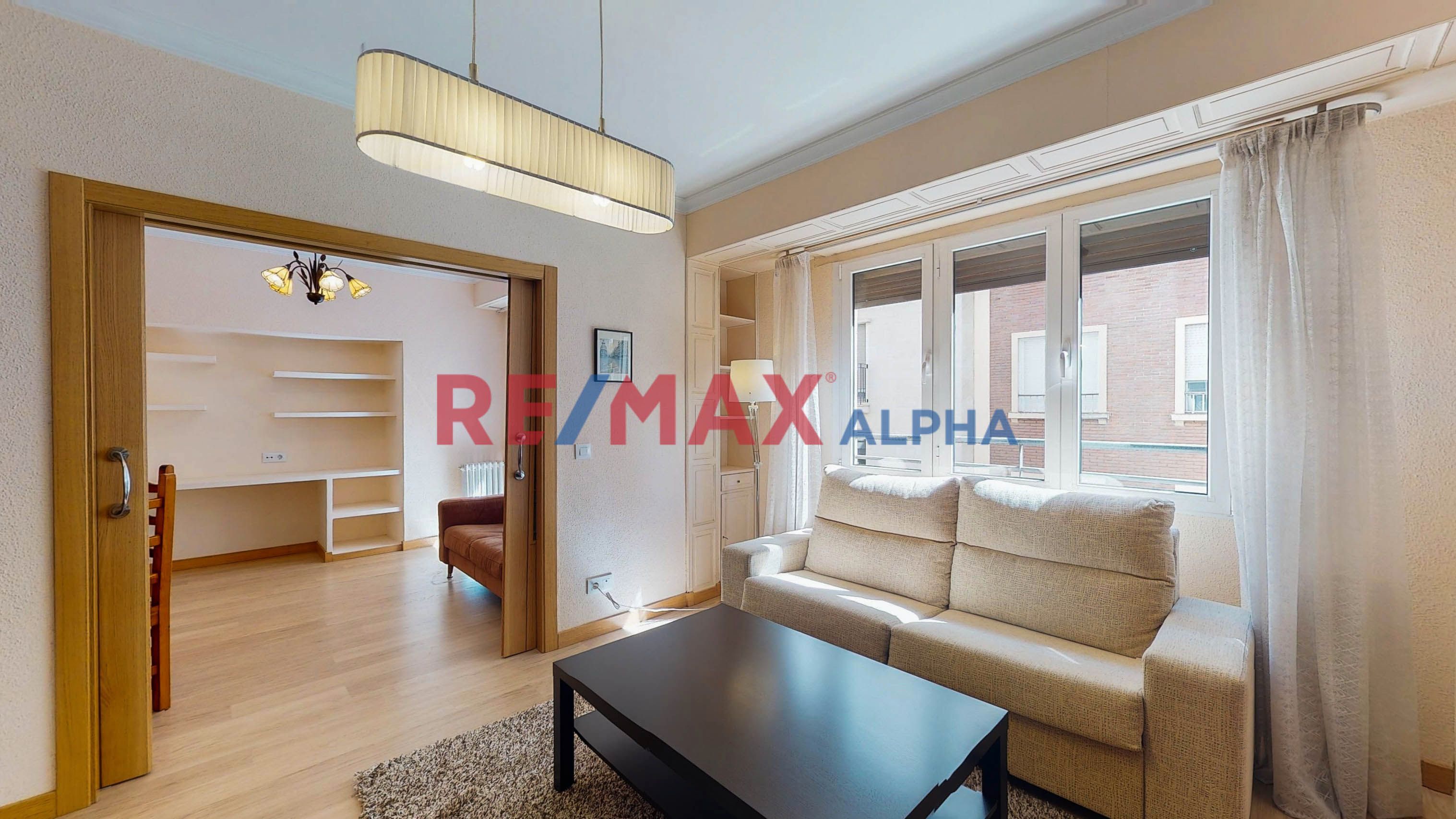 Exterior view of Flat to rent in  Madrid Capital  with Heating, Furnished and Balcony