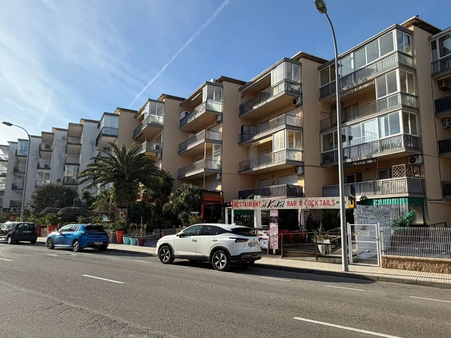 Exterior view of Apartments for sale in Roses  with Air Conditioner, Heating and Terrace