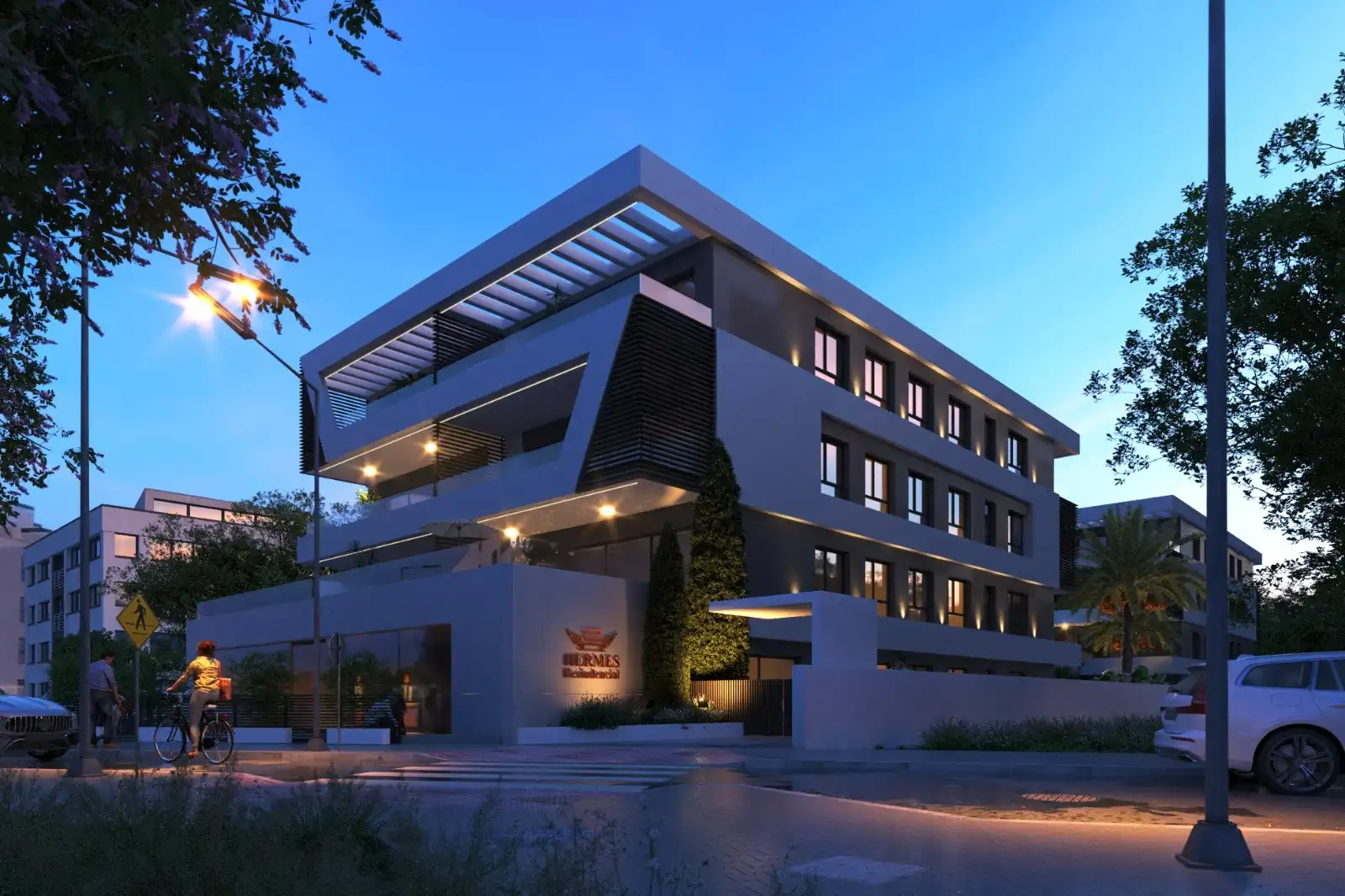 Vista exterior de Apartament en venda en Sant Joan d'Alacant amb Aire condicionat, Terrassa i Piscina comunitària