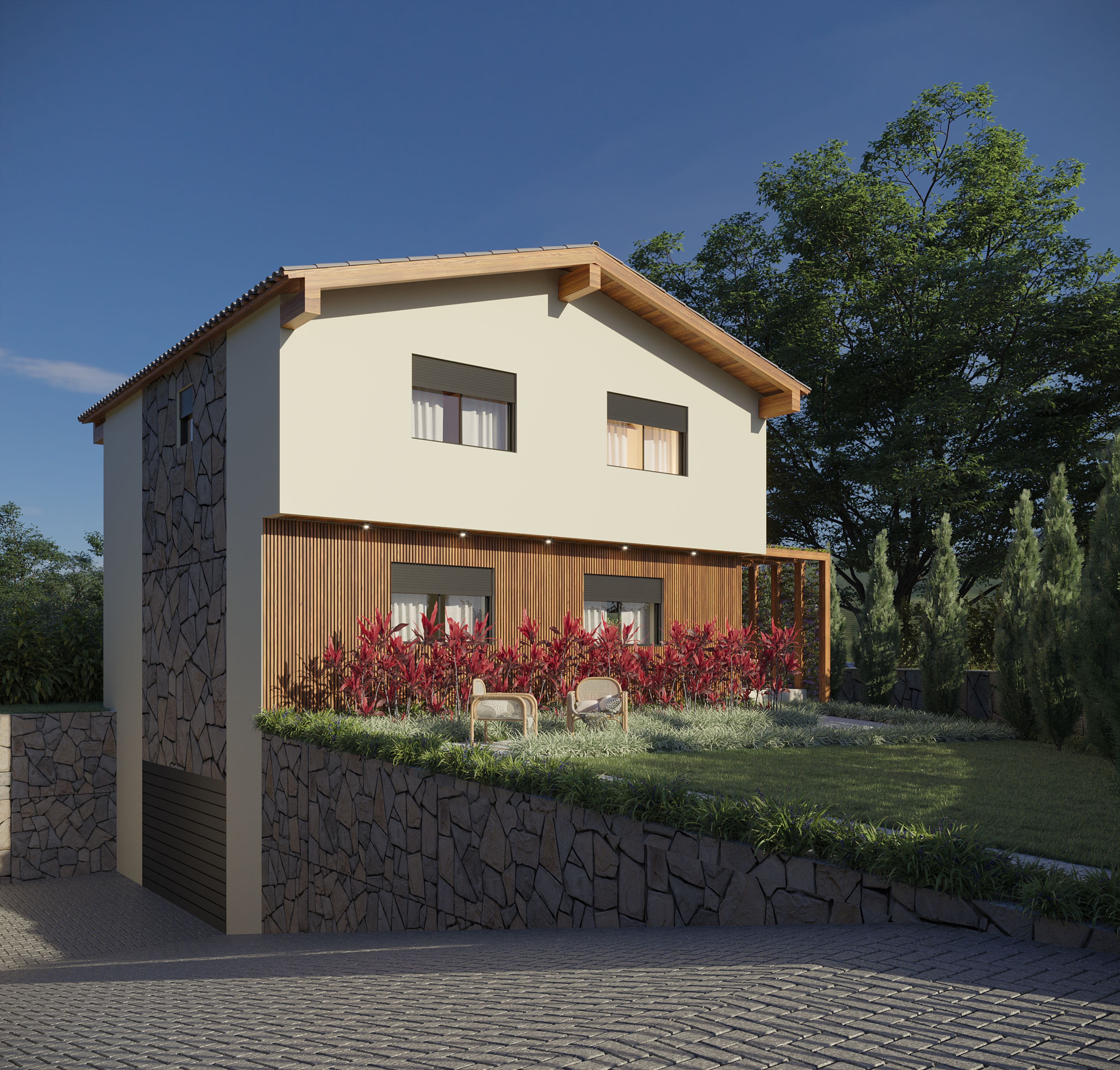 Vista exterior de Casa o xalet en venda en Castellcir amb Aire condicionat, Calefacció i Jardí privat