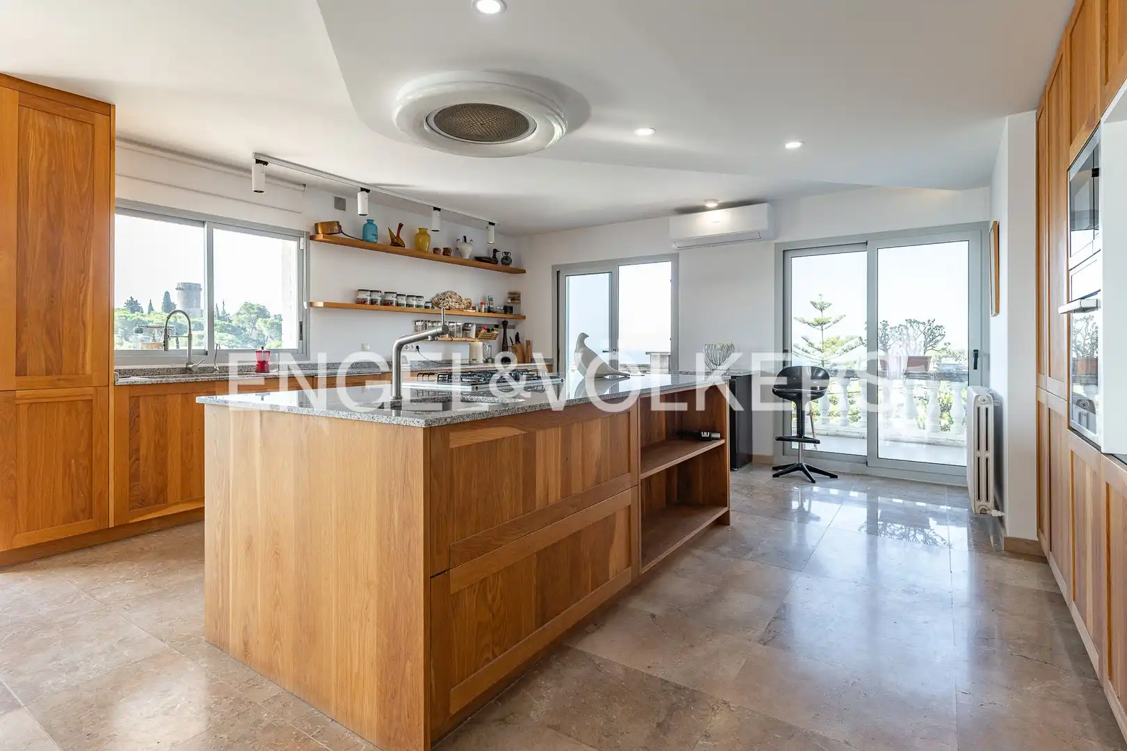 Kitchen of Houses for rent in Caldes d'Estrac  with Air Conditioner, Heating and Private garden