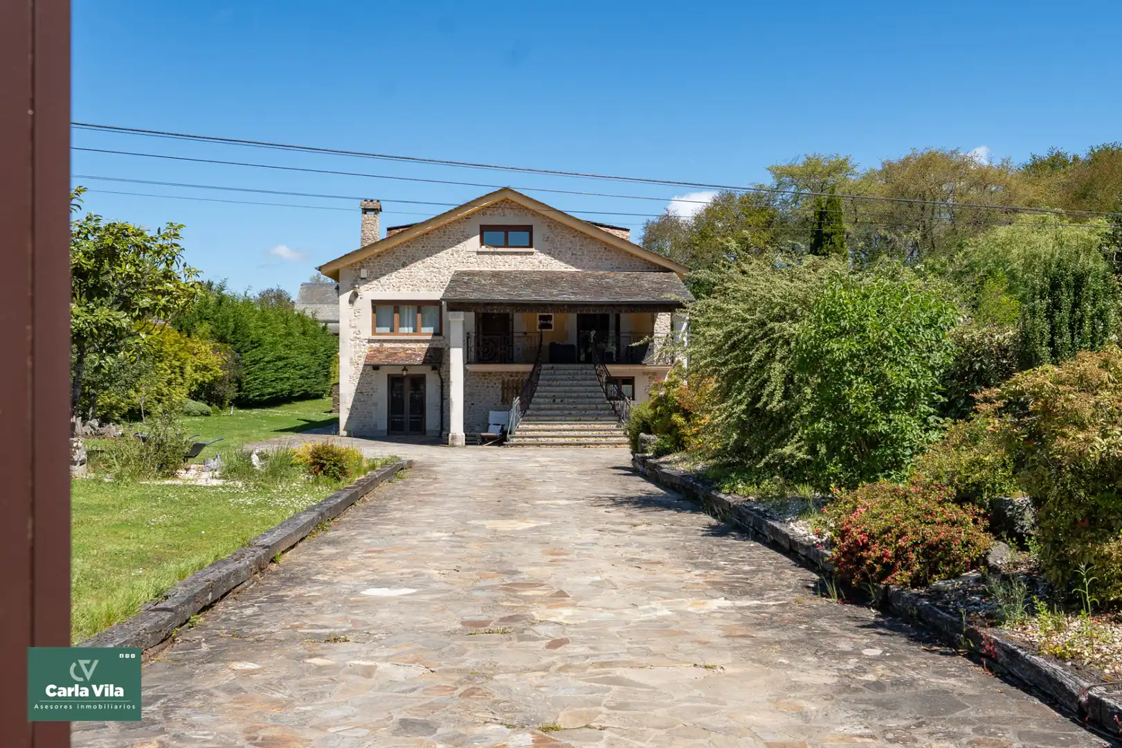 Vista exterior de Casa o chalet en venta en Lugo con Calefacción, Jardín privado y Parquet