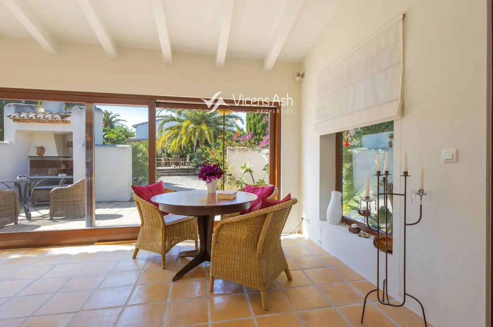 Dining room of Houses for sale in Jávea / Xàbia  with Air Conditioner, Heating and Storage room