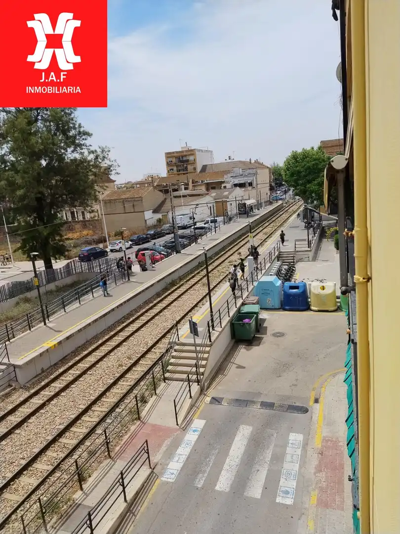 Vista exterior de Piso en venta en Foios con Aire acondicionado