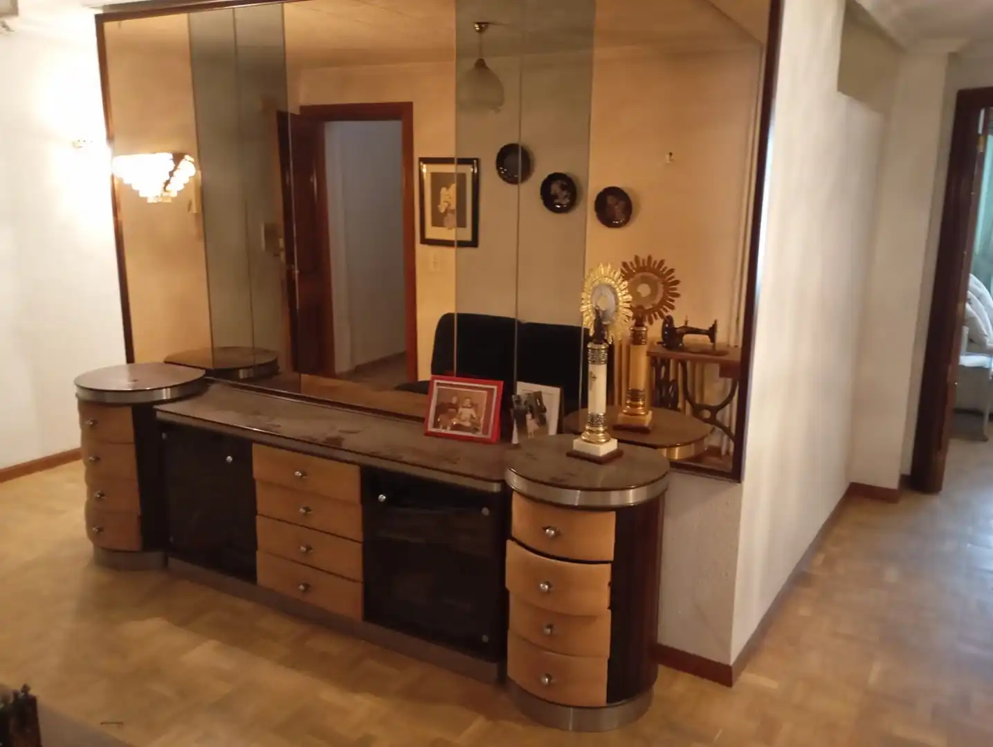 Wohnzimmer von Wohnung zum Verkauf in Alhama de Aragón mit Heizung, Privatgarten und Parkett
