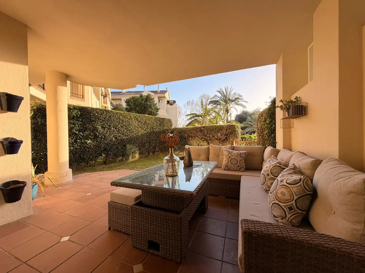 Terrassa de Pis de lloguer en Marbella amb Aire condicionat, Terrassa i Moblat