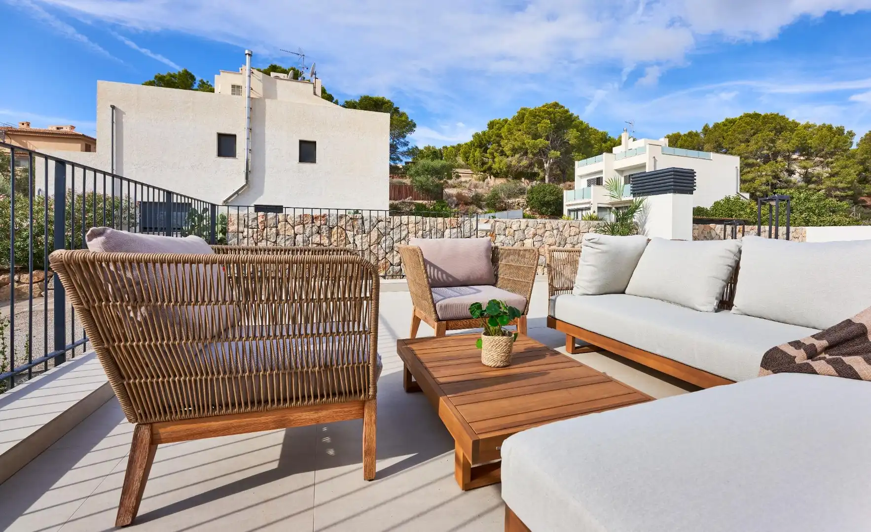 Terrace of Flat for sale in Andratx  with Air Conditioner, Private garden and Terrace