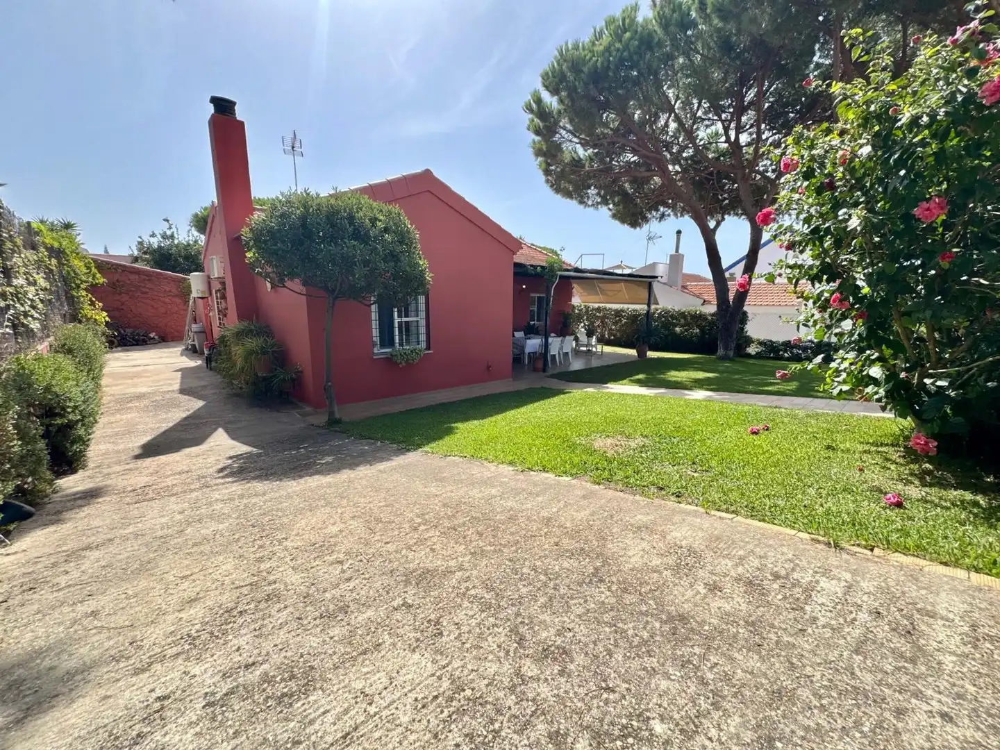 Exterior view of Houses for sale in Mazagón  with Private garden, Terrace and Storage room