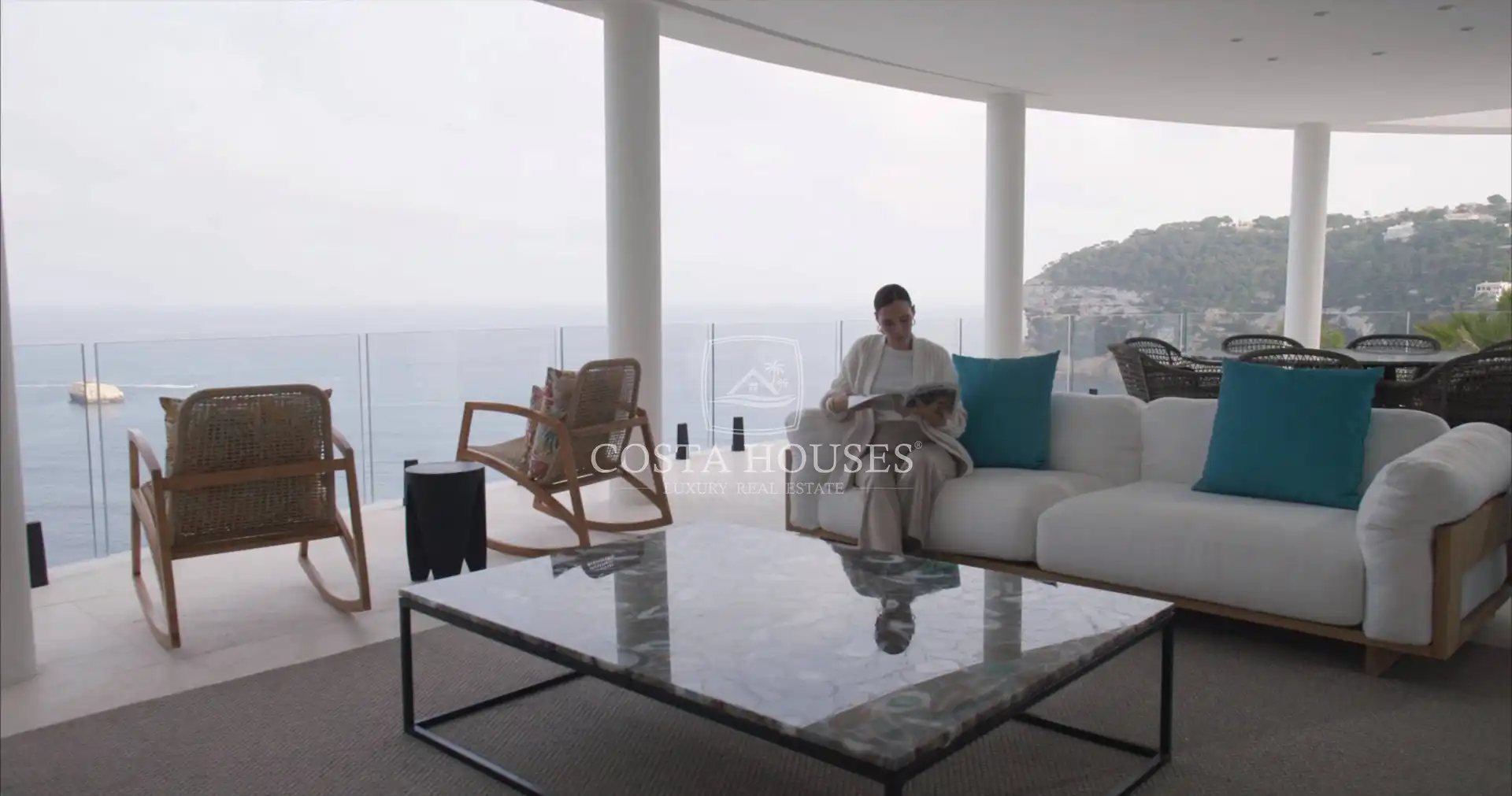 Living room of Houses for sale in Jávea / Xàbia  with Air Conditioner, Private garden and Terrace