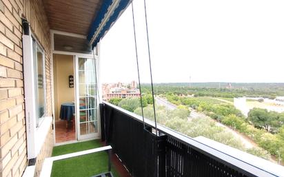 Balcony of Flat to rent in  Madrid Capital  with Air Conditioner and Terrace