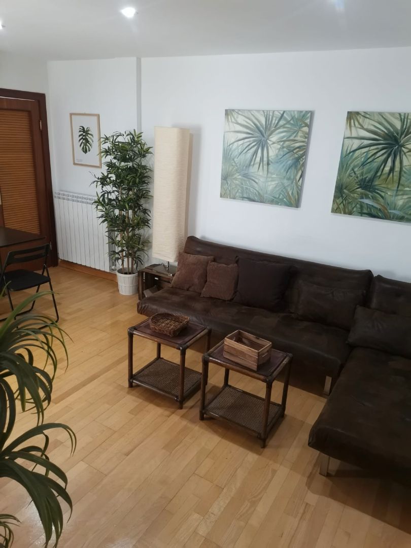 Sala d'estar de Pis de lloguer en  Zaragoza Capital amb Calefacció, Forn i Rentadora