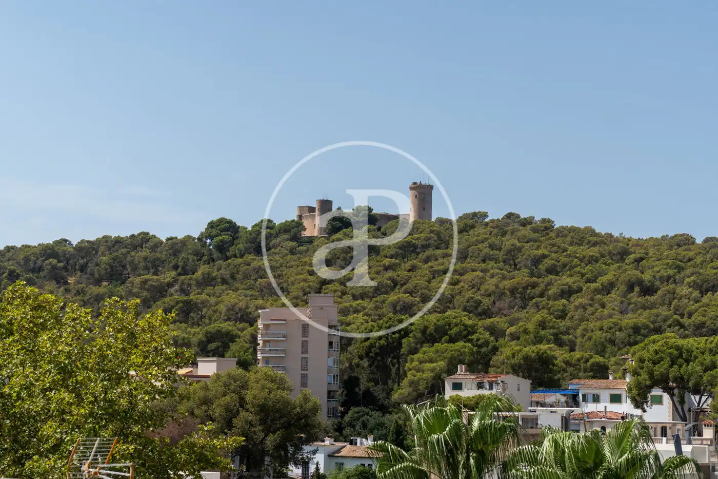 Vista exterior de Àtic de lloguer en  Palma de Mallorca amb Aire condicionat, Calefacció i Jardí privat