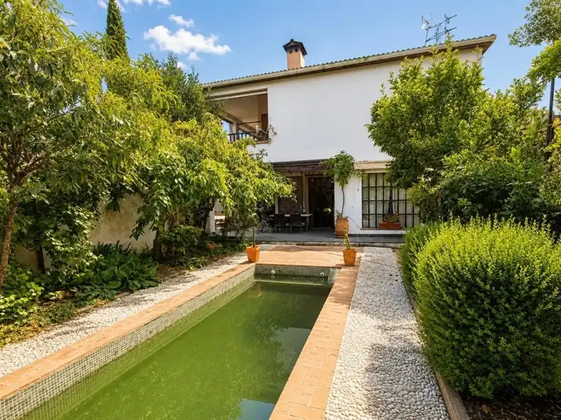 Exterior view of Houses for sale in Granada  with Heating, Private garden and Terrace