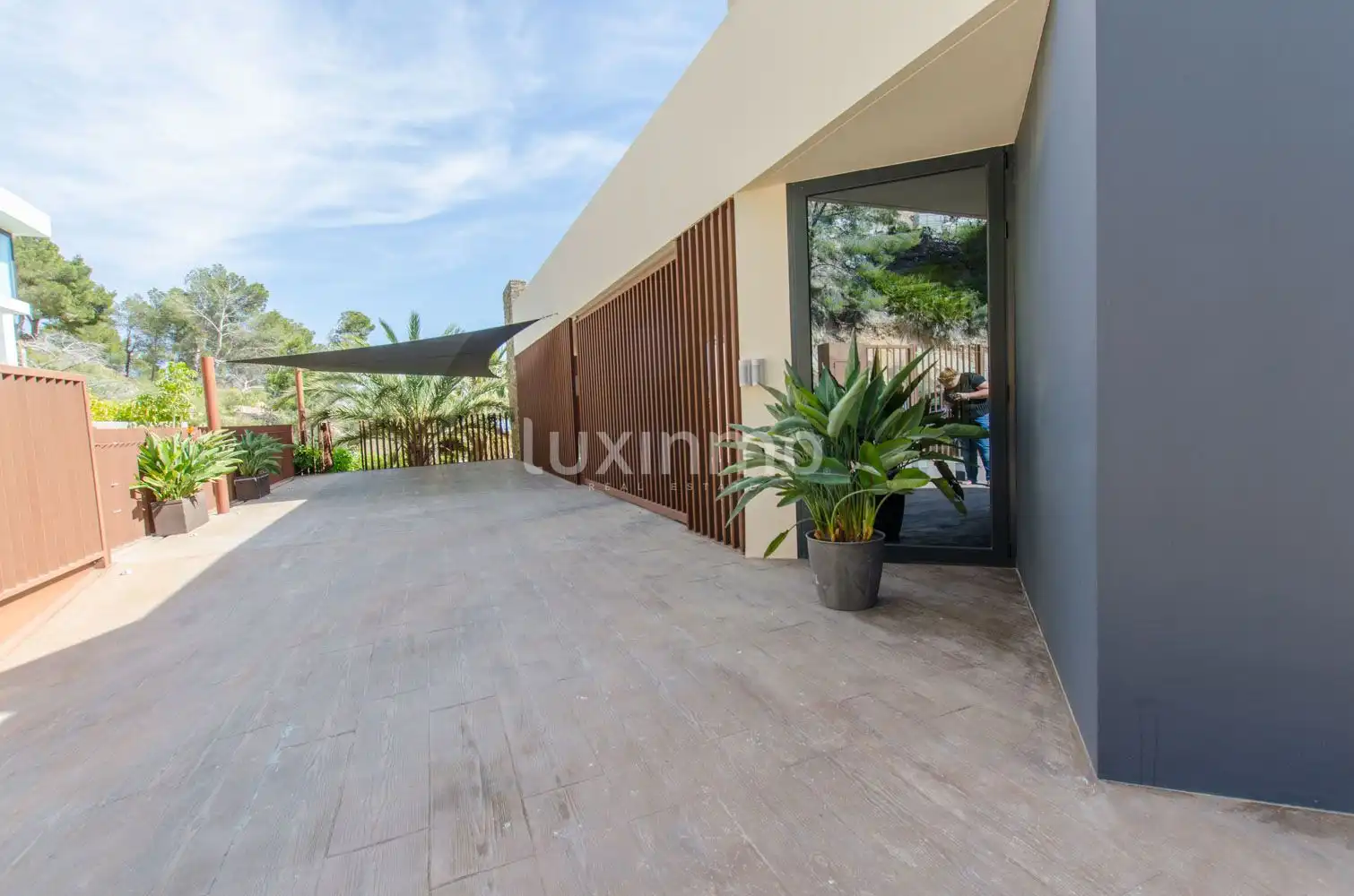 Terrasse von Haus oder Chalet zum Verkauf in Altea mit Klimaanlage, Heizung und Privatgarten