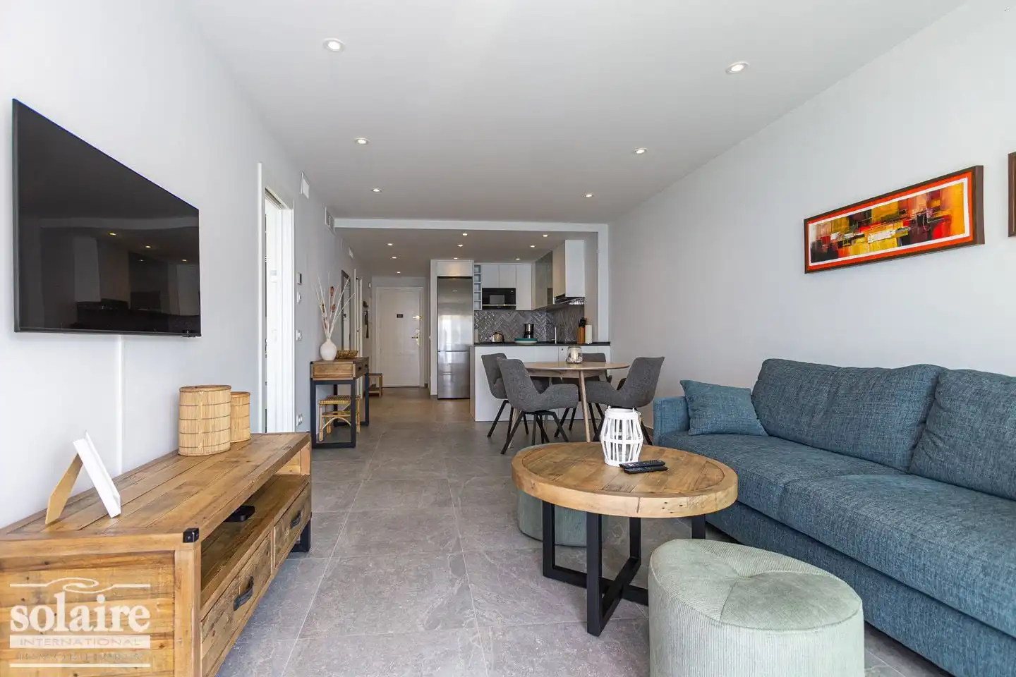 Sala d'estar de Apartament de lloguer en Altea amb Aire condicionat, Calefacció i Terrassa