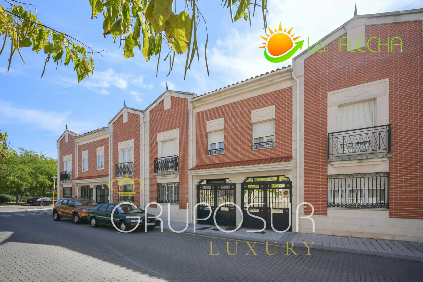 Vista exterior de Casa adosada en venta en La Flecha - Monasterio del Prado