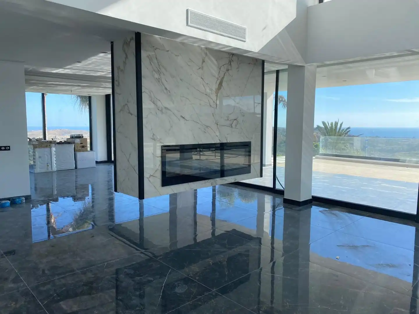 Living room of Houses for rent in Benahavís  with Air Conditioner, Heating and Private garden