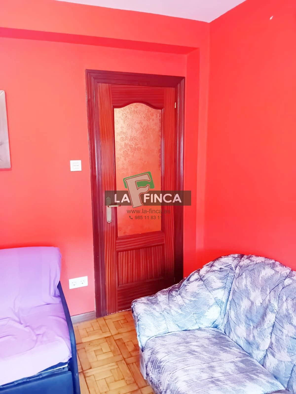 Bedroom of Flat for sale in Gijón   with Furnished