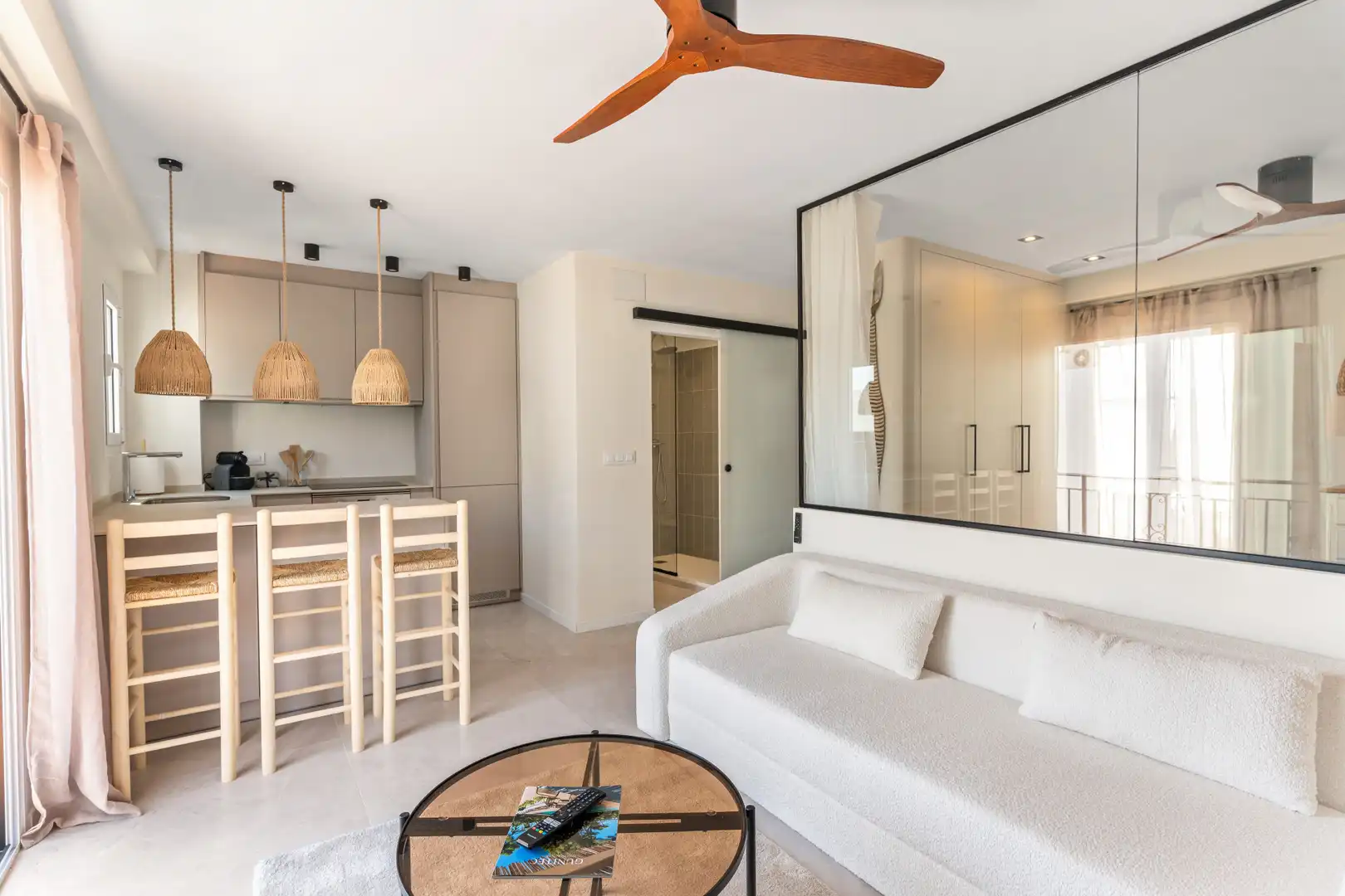 Sala d'estar de Apartament en venda en Jávea / Xàbia amb Aire condicionat i Terrassa