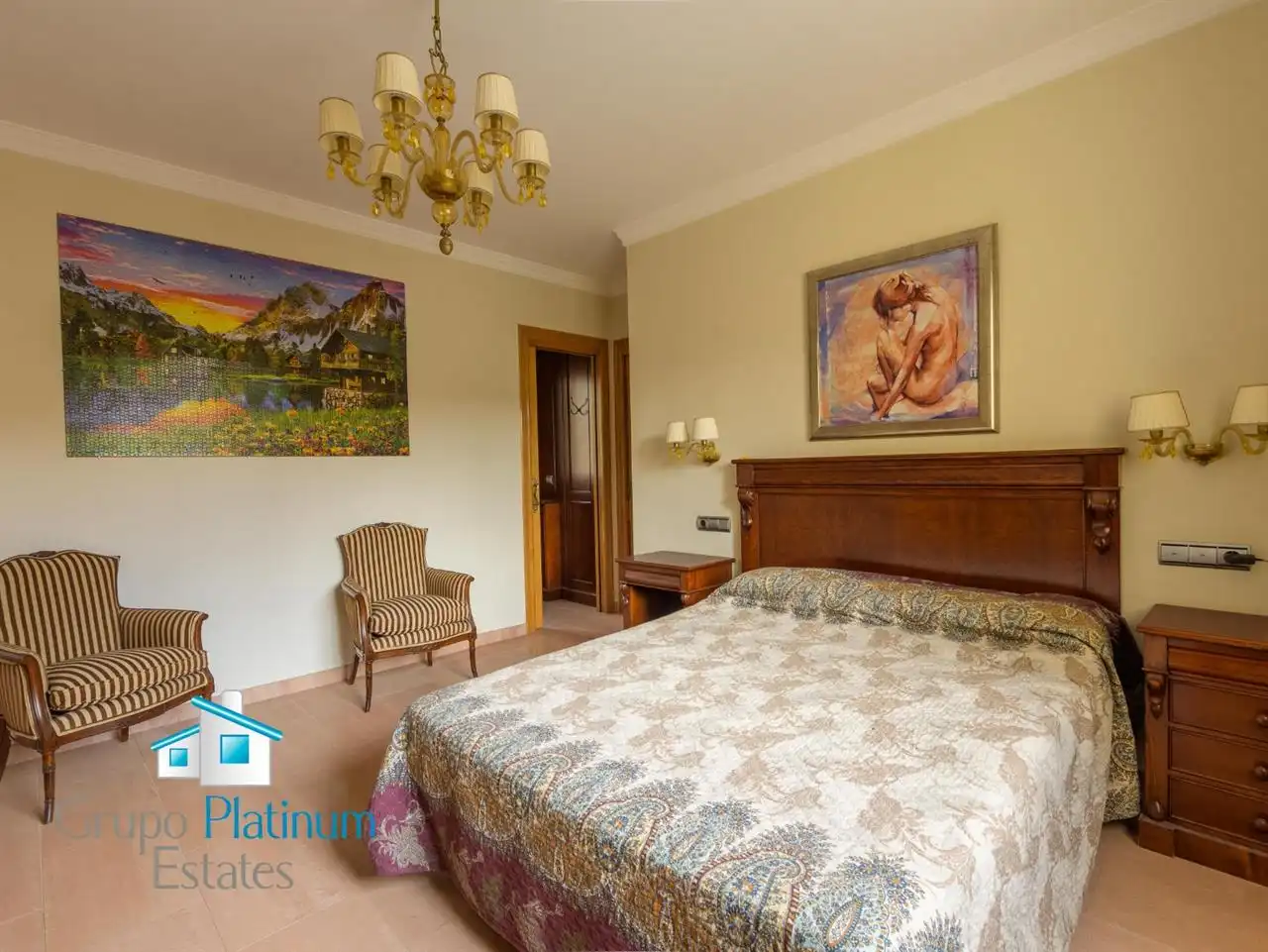 Habitación de Casa o chalet en venta en Olula del Río con Aire acondicionado, Calefacción y Jardín privado