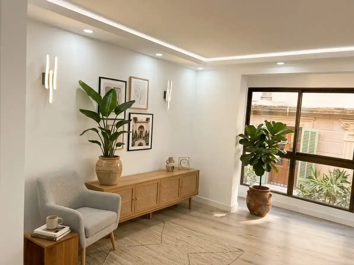 Wohnzimmer von Wohnung zum Verkauf in Inca mit Balkon