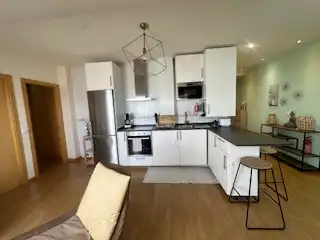 Cocina de Apartamento en venta en León Capital  con Calefacción, Parquet y Trastero