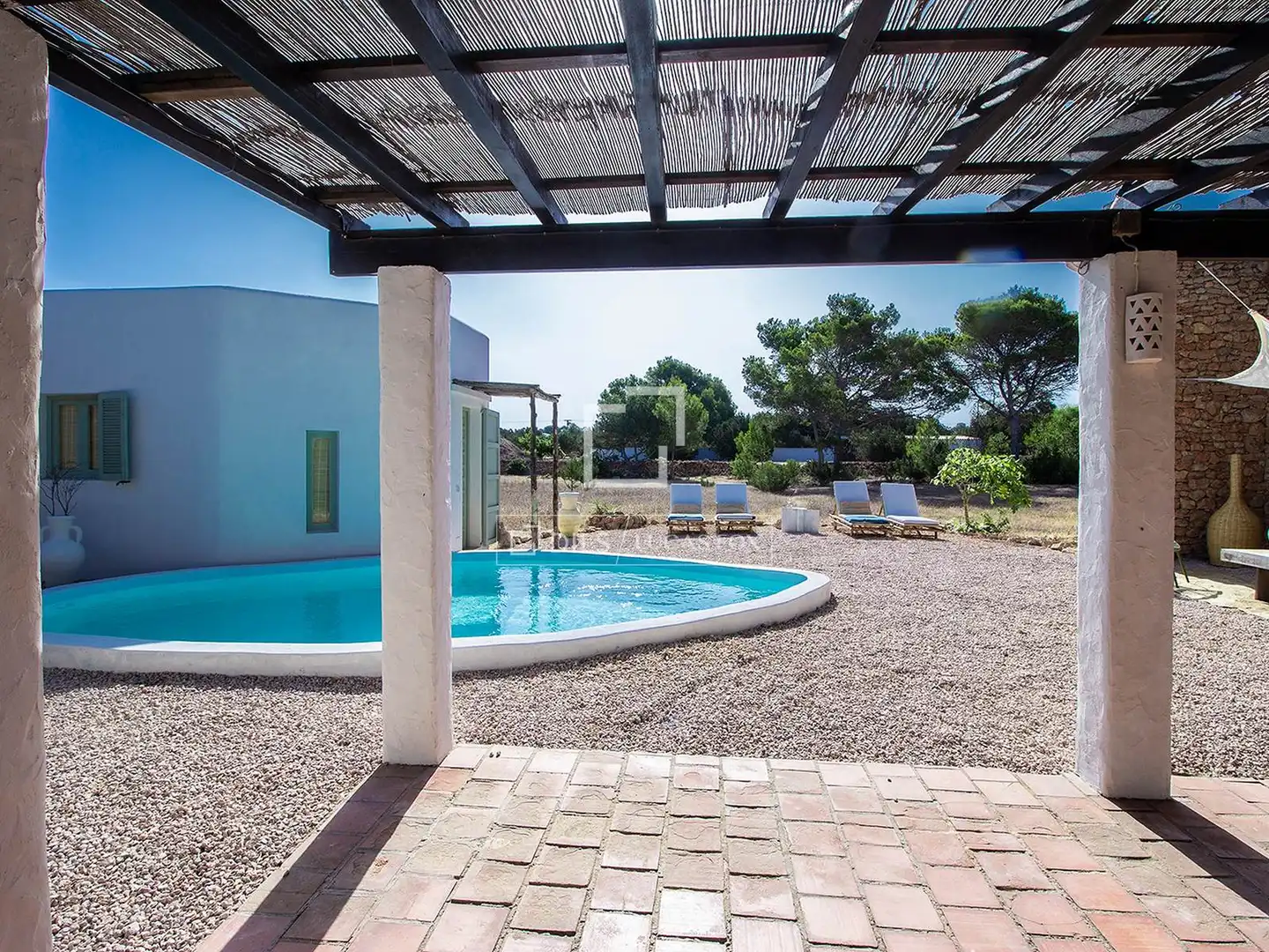 Piscina de Casa o xalet en venda en Formentera amb Aire condicionat, Jardí privat i Piscina