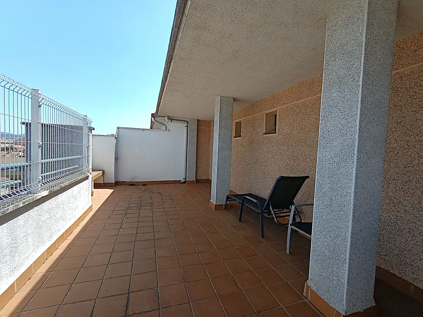 Terrace of Attic for rent in Barañáin / Barañain  with Heating, Parquet flooring and Terrace