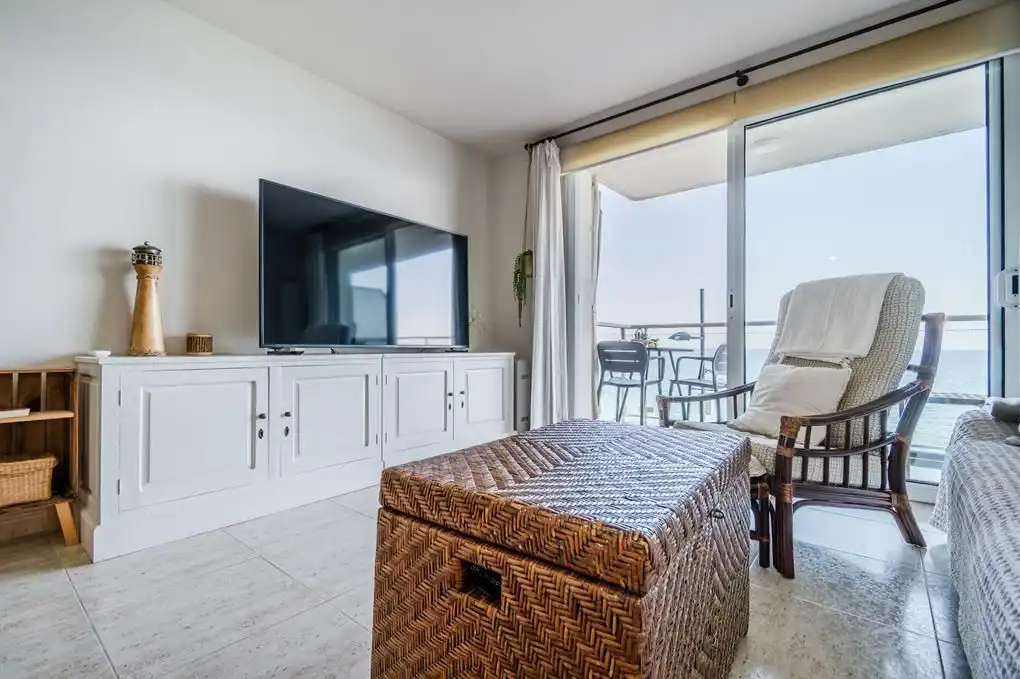 Living room of Flat for rent in Calonge i Sant Antoni  with Air Conditioner, Heating and Terrace