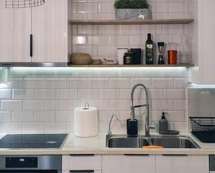 Kitchen of Flat to rent in  Tarragona Capital  with Air Conditioner, Furnished and Pets allowed