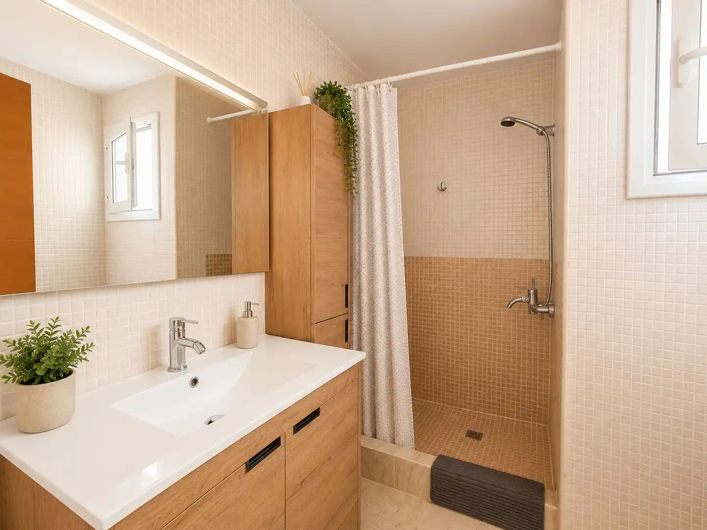 Baño de Casa o chalet en venta en Vilanova i la Geltrú con Aire acondicionado, Calefacción y Terraza