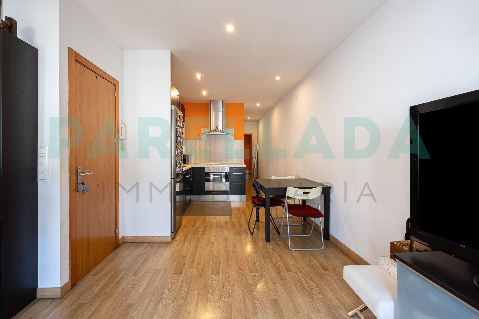 Cocina de Piso en venta en Badalona con Aire acondicionado, Parquet y Terraza