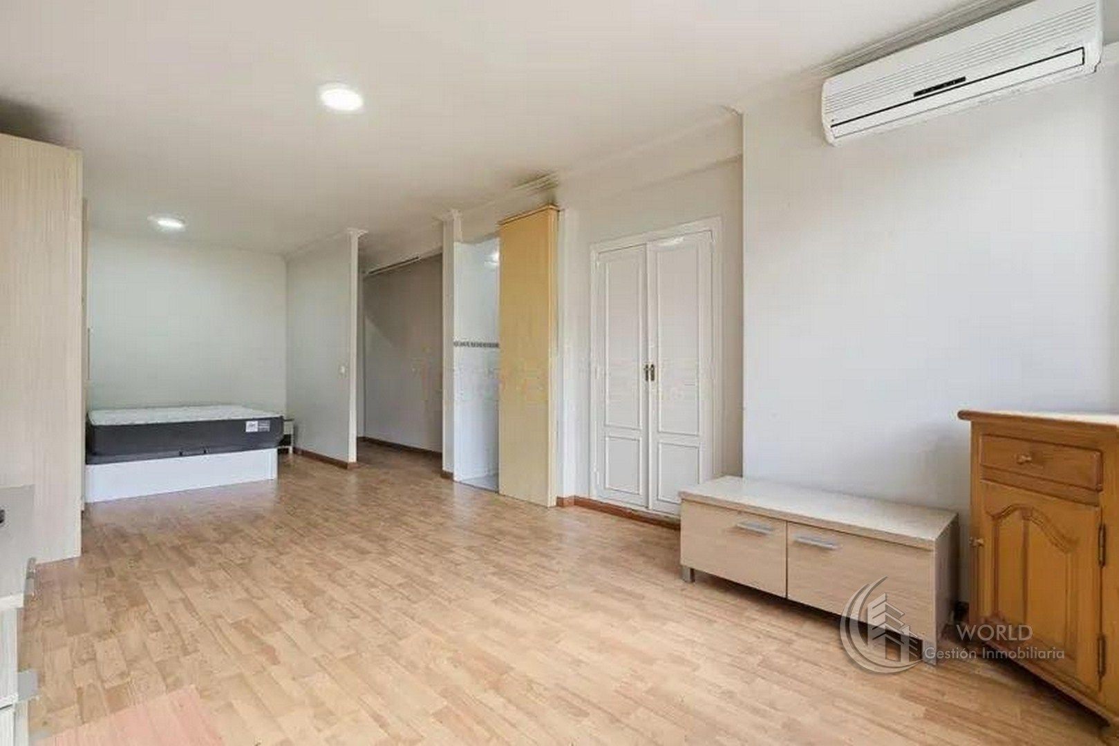 Living room of Flat for sale in  Madrid Capital  with Air Conditioner, Heating and Furnished