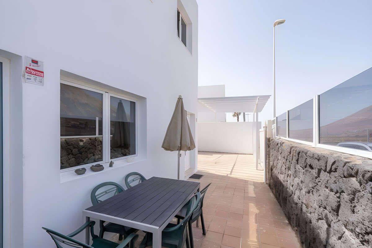 Terrace of Duplex for sale in San Bartolomé  with Storage room, Swimming Pool and Furnished