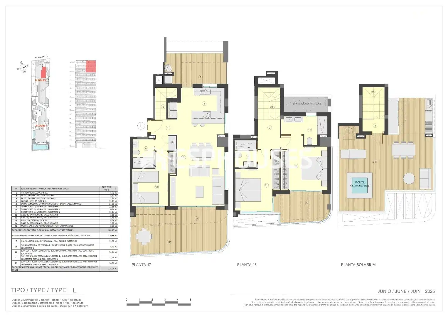 Penthouse mit Terrasse zum Verkauf in Zona Levante - Playa Fossa, imagen 9