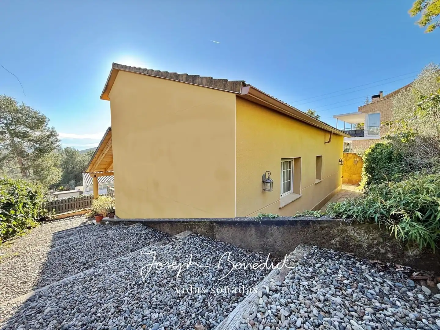 Exterior view of Houses for sale in Begues  with Air Conditioner, Heating and Private garden