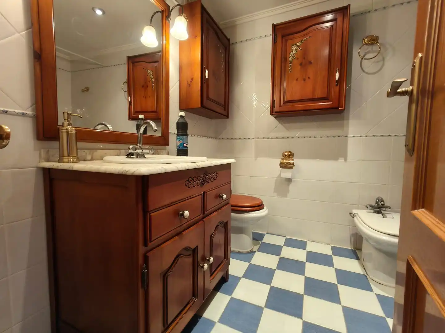 Badezimmer von Wohnung zur Miete in  Valencia Capital mit Möbliert und Balkon