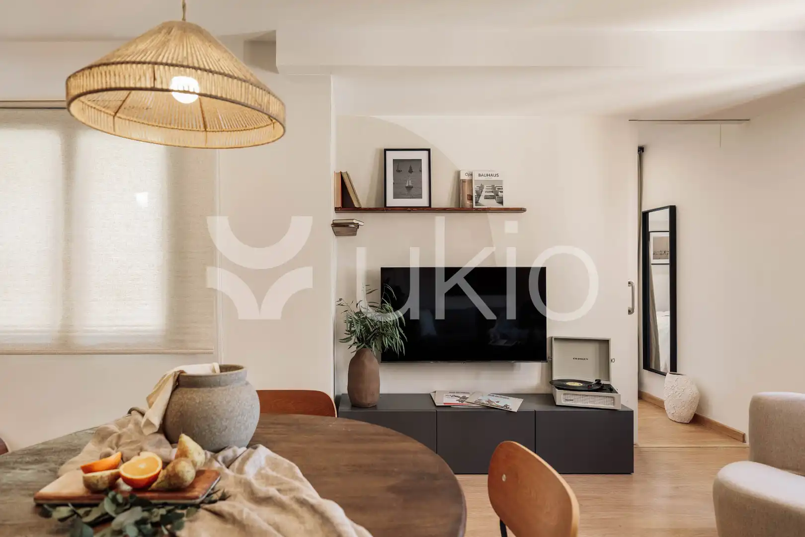 Sala d'estar de Apartament de lloguer en Barcelona amb Aire condicionat, Calefacció i Moblat