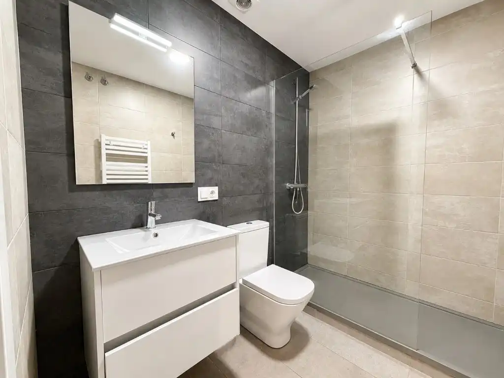 Bathroom of Flat for rent in Girona