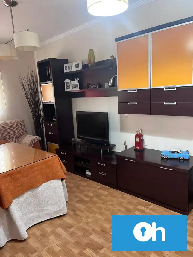 Sala de estar de Piso en venta en San Juan del Puerto con Aire acondicionado, Trastero y Amueblado
